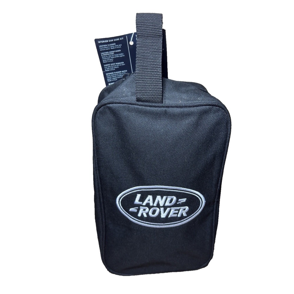 Land Rover Storage Bag Black Dopp Kit Toiletry Case Travel Car Care Kit